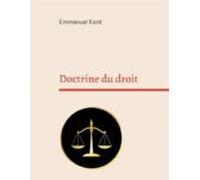 Doctrine Du Droit (ebook)