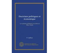 Doctrines politiques et économique: Les opinions politiques et sociales de Marc-Aurèle