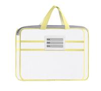 Document Bag - Mesh File Bag, Zipper Pouch with Handle for Organizing Documents, Stationery, Exams, Office's Supplies, Portable for Students, Teachers, School, Home, Classroom, Travel, 12.80×9.25inch