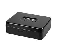 Document Fire Safe, Small Metal Money Safe, Password Lock Jewelry Case, Damp-Proof Security Box, Ideal para Home, Offices, and Personal Use, 11,81 x 9,84 x 3,54 pulgadas