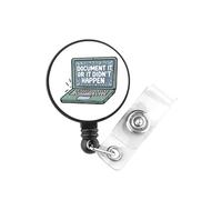 Document It Or It Didn't Happen, regalo para trabajadores sociales, regalos para compañeros de trabajo, personal de oficina, recursos humanos, carrete de insignia (Document It UK)