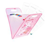 Document Organizer, Pouch Bag Folder, Portable Binder Storage, Reusable Waterproof Design with Zipper Closure for Home Offices Travel School Work Money, 14.17x9.45x1.18 Inches