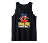 Documentos de calificación con el Maestro de la Escuela Rizz de Maximum Educator Camiseta sin Mangas