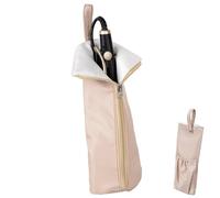 DODAMOUR Bolsa de viaje resistente al calor para alisadores y rizadores, organizador colgante impermeable con cierre de cremallera, bolsa de herramientas de salón con bolsillo de almacenamiento