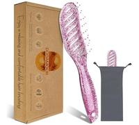 DODAMOUR Cepillo curvo ventilado para desenredar el cabello para secado y masaje del cuero cabelludo, compacto y portátil con forma estrecha, adecuado para hombres y mujeres (magenta)