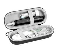 DODAMOUR Funda de viaje para cepillo de dientes eléctrico, funda rígida de EVA con tapas para cepillos de dientes, compatible con Oral B Pro 1000, 2000, 3000, 3500, 7000, Philips Sonicare