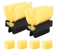 DODAMOUR Paquete de 6 esponjas para el cabello, esponja para cortar el pelo, cepillo de esponja de limpieza de peluquería, accesorios de peluquería