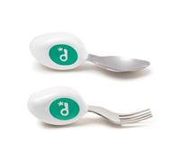 DODDL Cubiertos Bebe 1 Año - Cubiertos Infantiles Tenedor Bebe - Tenedores Infantiles - Tenedores Pequeños Niños - Cucharas Bebe 12 Meses Cubertería para Niños Pequeños