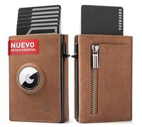 DODENSHA® AirTag* Tarjetero Hombre Protección RFID I Cartera Hombre I Carteras para Inteligente para más de 11 Tarjetas I billeteras para I carteiras Homens pie
