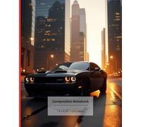 Dodge Challenger Demon SRT Journal Notebook for Kids | American Muscle Car | 110 pages, 7.5 x 9.25"