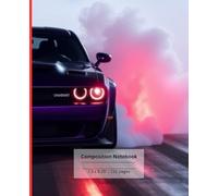 Dodge Challenger Demon SRT Journal Notebook for Kids | American Muscle Car | 110 pages, 7.5 x 9.25"