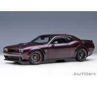 Dodge Challenger R/T Scat Pack Shaker Widebody 2022 Lila Modelo 1:18 Autoart