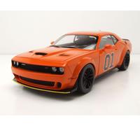 Dodge Challenger RT Scat Pack #1 Widebody 2023 Modelo 1:18 Solido Naranja