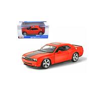 Dodge Challenger SRT8 2008, modelo naranja a escala 1/24, de Maisto