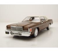 1977 Dodge Royal Monaco C Marrón Metalizado/Beige 1:24 WhiteBox 124261
