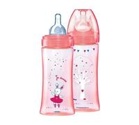 Dodie Biberón Evolution 6-12m 330ml Rosa