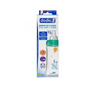 Dodie Biberón Evolution +6 M 330 ml Verde