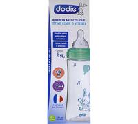 Dodie Biberón Initiation+ +6 M Verde 330 ml