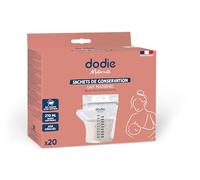 Dodie - Bolsas de conservación, transparentes, únicas, 20 unidades