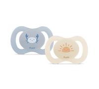 Dodie Chupete Anatómico Silicona 0-2M Mini Cangrejo 2uds