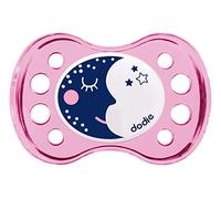 Dodie - Chupete, anatómico, para noche, a partir de 6 meses de edad, de luna/Saturno, modelo aleatorio
