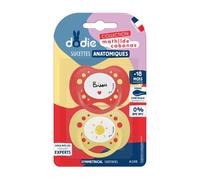 Dodie Chupete Anatómico Silicona 18M+ Mathilde Cabana A108 2 uds