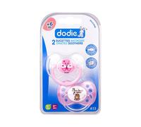 Dodie Chupete Anatómico Silicona +6m Mariposa/Princesa 2uds