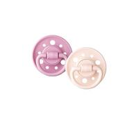 Dodie Gaia Pack Chupetes Redonda Goma 0-6m Rosa 2uds