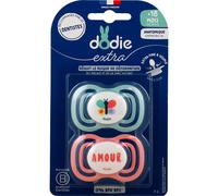 Dodie Extra Chupete Anatómico +18M F4 Fino Rosa 2 uds