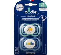 Dodie Extra Chupete Anatómico +18M F5 Verde Azul 2 uds