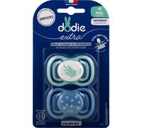 Dodie Extra Chupete Anatómico +6M F3 Fino Azul 2 uds