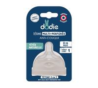 Dodie Tetina Multiperforada Anticólico Flujo 1 0-6M 1ud