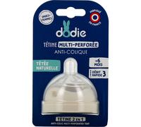 Dodie Tetina Multiperforada Anticólico Flujo 3 +6 M 1 ud