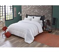 DODO Edredón Saniprotect, Poliéster, Blanco, King, 260x240x1 cm