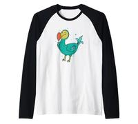 Dodo Bird de África Mauricio Camiseta Manga Raglan