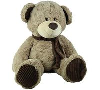 Dodo d'AMOUR - Oso de Peluche de Pelo Largo - Animales - 192819A - Marrón - Peluche - Juguete para Niños - Regalo - Gigante - Suave - Reconfortante - 92 cm x 50 cm - A Partir de 6 Meses.