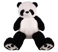 Dodo d'AMOUR - Panda de Peluche XXL - Animales - 192913 - Negro - Juguete para Niño - Regalo - Gigante - Suave - Tranquilizador - Peluche - Decoración - 100 cm x 50 cm - A Partir de 12 Meses