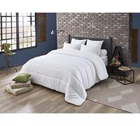 DODO Noblesse Edredón, Poliéster algodón, Blanco, Queen, 220x240x1 cm
