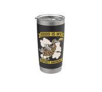 Dodo Es Mi Espíritu Animal Pájaro extinto Ornitología Dodo Bird Vaso térmico de acero inoxidable de doble pared