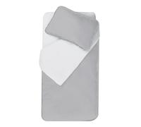 DODO Mon PTIT - Juego de edredón (100 x 140 cm, Incluye Funda de Almohada de 40 x 60 cm), Color Blanco y ratón