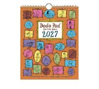 Dodo Pad On The Wall 2027 - Calendario para colgar en la pared, vista semanal, organizador de calendario