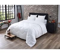 Dodo Proneem - Edredón sintético antiácaros, cálido, 240 x 260 cm, Color Blanco