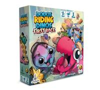 Dodos Riding Dinos First Race - Juego de Mesa Familiar de Carreras con Dinosaurios, Cartas de Movimiento, Tablero y Piezas de Colores, 2-6 Jugadores, +7 Años, Partidas de 20 Minutos