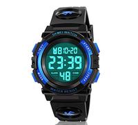Dodosky Boy Toys - Reloj deportivo digital para niños de 5 a 12 años (impermeable, 50 m), color azul