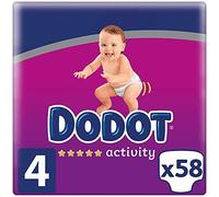 Dodot Activity Jumbo Pack Talla 4 58 uds.