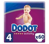 Dodot Activity Pañales Talla 4, 60 Pañales - 9 - 14 kg