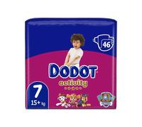 Dodot Pañales Activity Extra Jumbo Pack T7 (+15 Kg) 46 uds