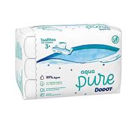 Dodot Aqua Pure Toallitas Bebé con 99% Agua - 3 Paquetes, 144 Toallitas