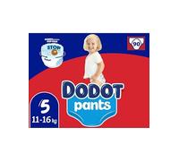 Dodot Bebé Pants Pañales, Talla 5, 12-17 kg, 90 Pañales, Pañal-Braguita con Ajuste 360° Anti-Fugas, Pack Mensual