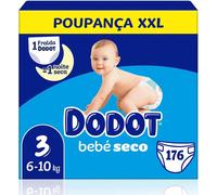 Dodot Bebé Seco - Pañales Talla 3 (6-10kg) - Pack con 176 Pañales